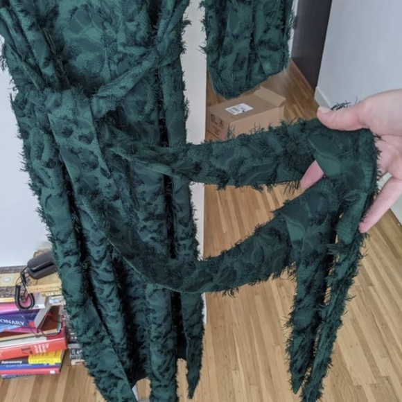 Zara Dark Green Midi Dress - Picture 7 of 8